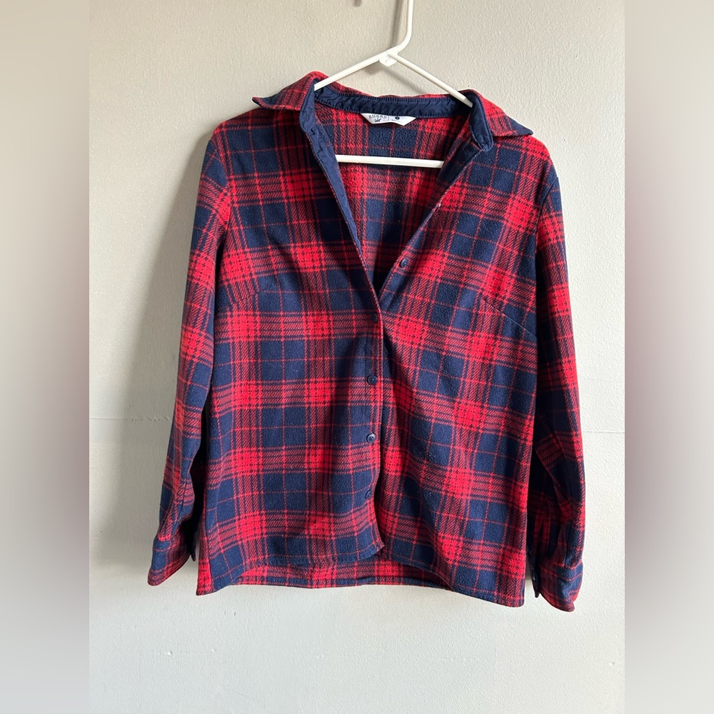 Riders by Lee Red and Blue Flannel Jacket - size small